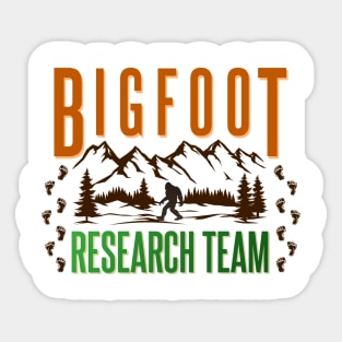 Bigfoot Research Team Sticker